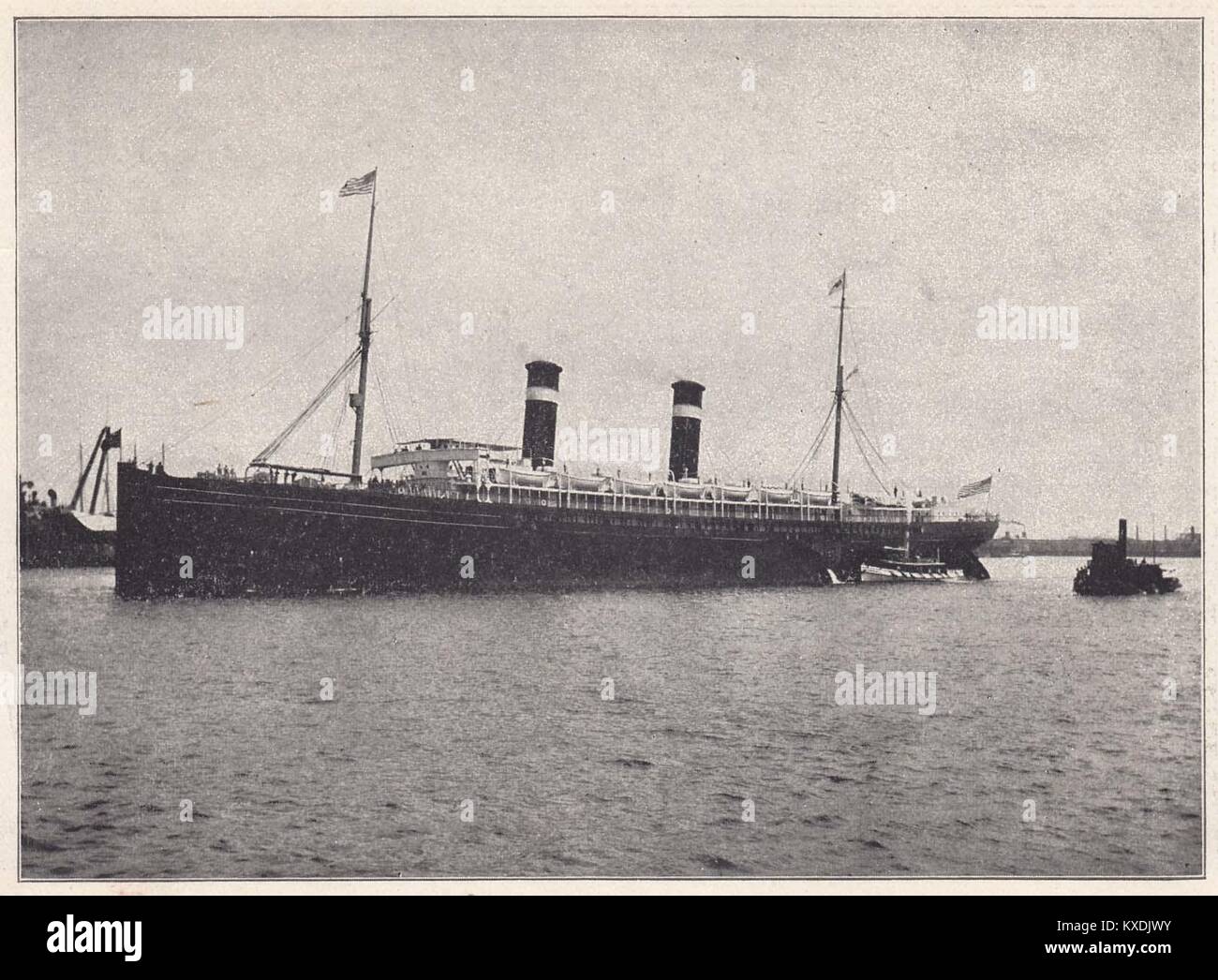St. Louis - St. Louis ist das Schwesterschiff der St. Paulus, die auf einer anderen Seite gefunden wird. Stockfoto
