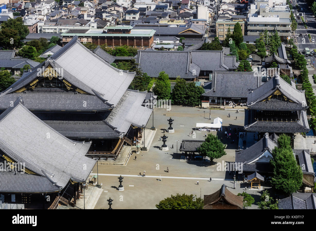 Higashi Hongan-ji, Tempel, Honshu Provinz, Kyoto, Japan Stockfoto