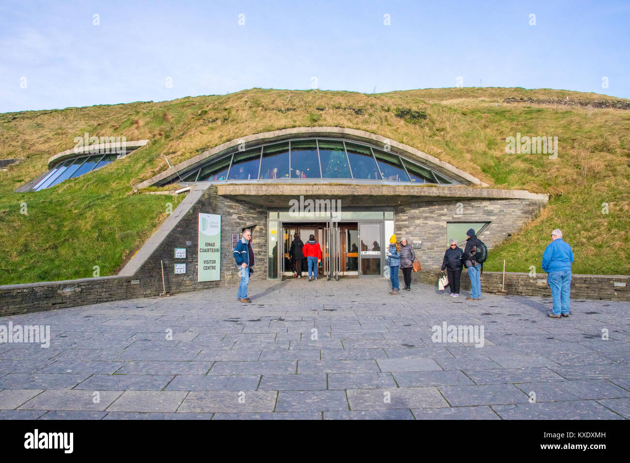 Visitors Center, Cliffs of Moher, County Clare, Irland Stockfoto
