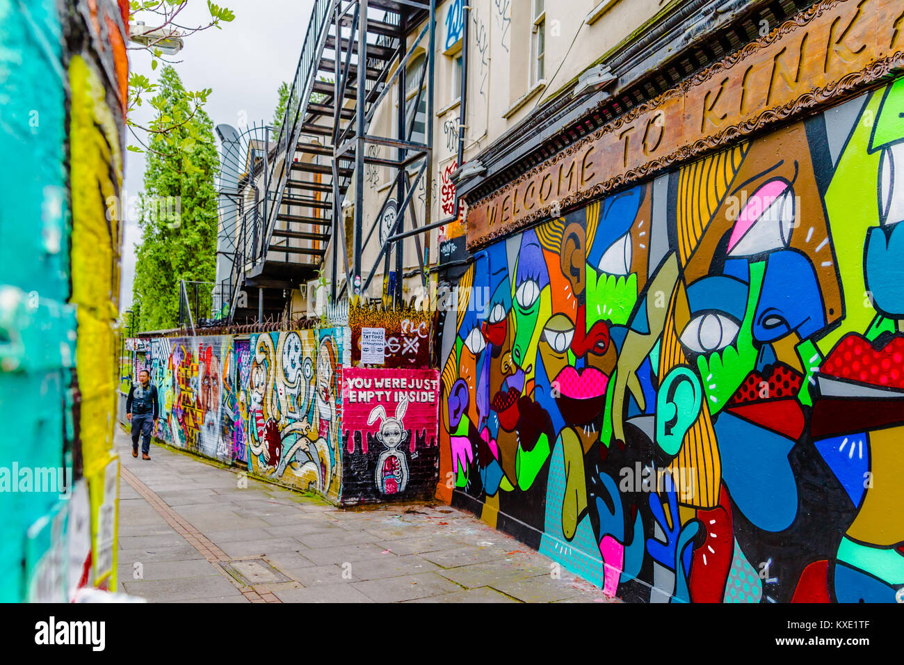 Straßen von Brick Lane - Shorditch - London - UK © Sauriêl Ltd | Samantha Scholl | | www.saurielcreative.com fb.com/SaurielPhotography Stockfoto