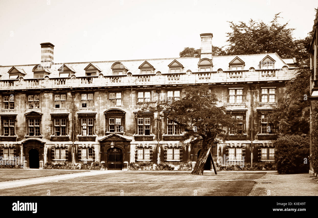 Fellows Gebäude, Christ's College, Cambridge, Viktorianischen Periode Stockfoto