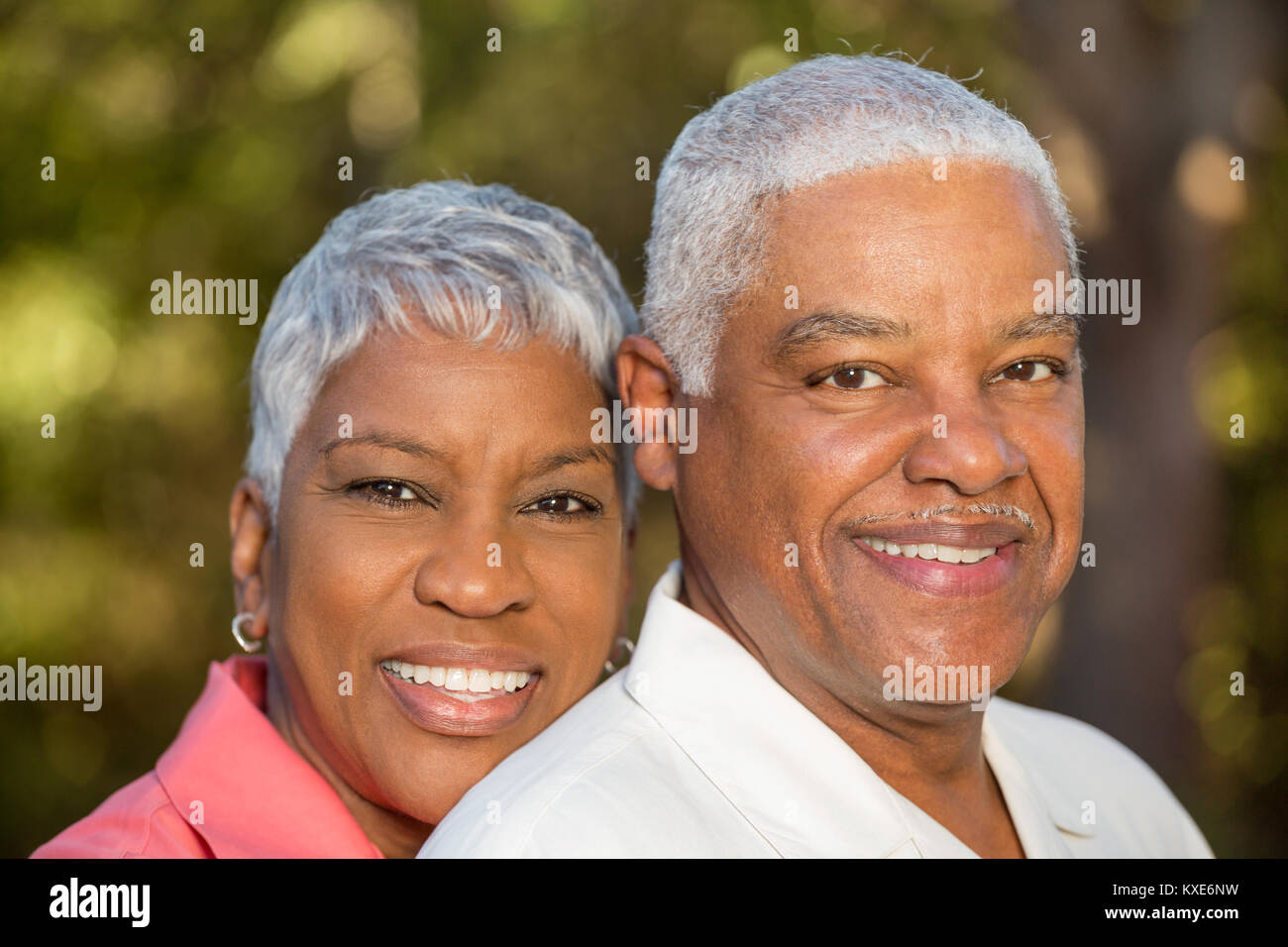 Reifen afrikanische amerikanische Paar Stockfoto