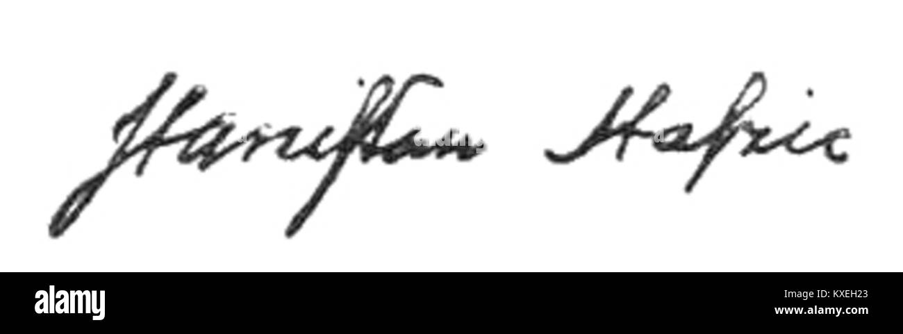 Eine Seite aus einem Album mit Stanisław Staszic, einem bekannten polnischen Philosophen, Priester und Schriftsteller, der für seine Beiträge zur Wissenschaft und Sozialreform im Polen des 18. Und 19. Jahrhunderts bekannt ist. Stockfoto