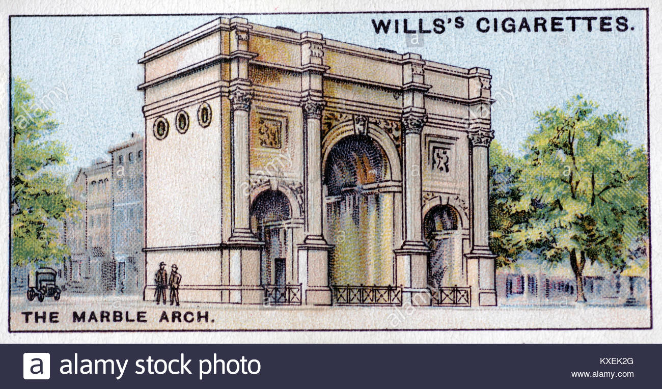 Die Marble Arch London Abbildung Stockfoto