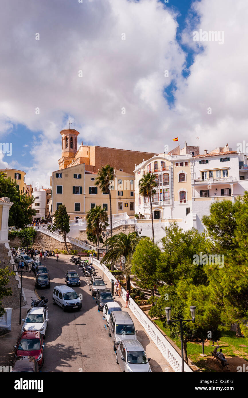 Mahon, Menorca, Balearen, Spanien Stockfoto