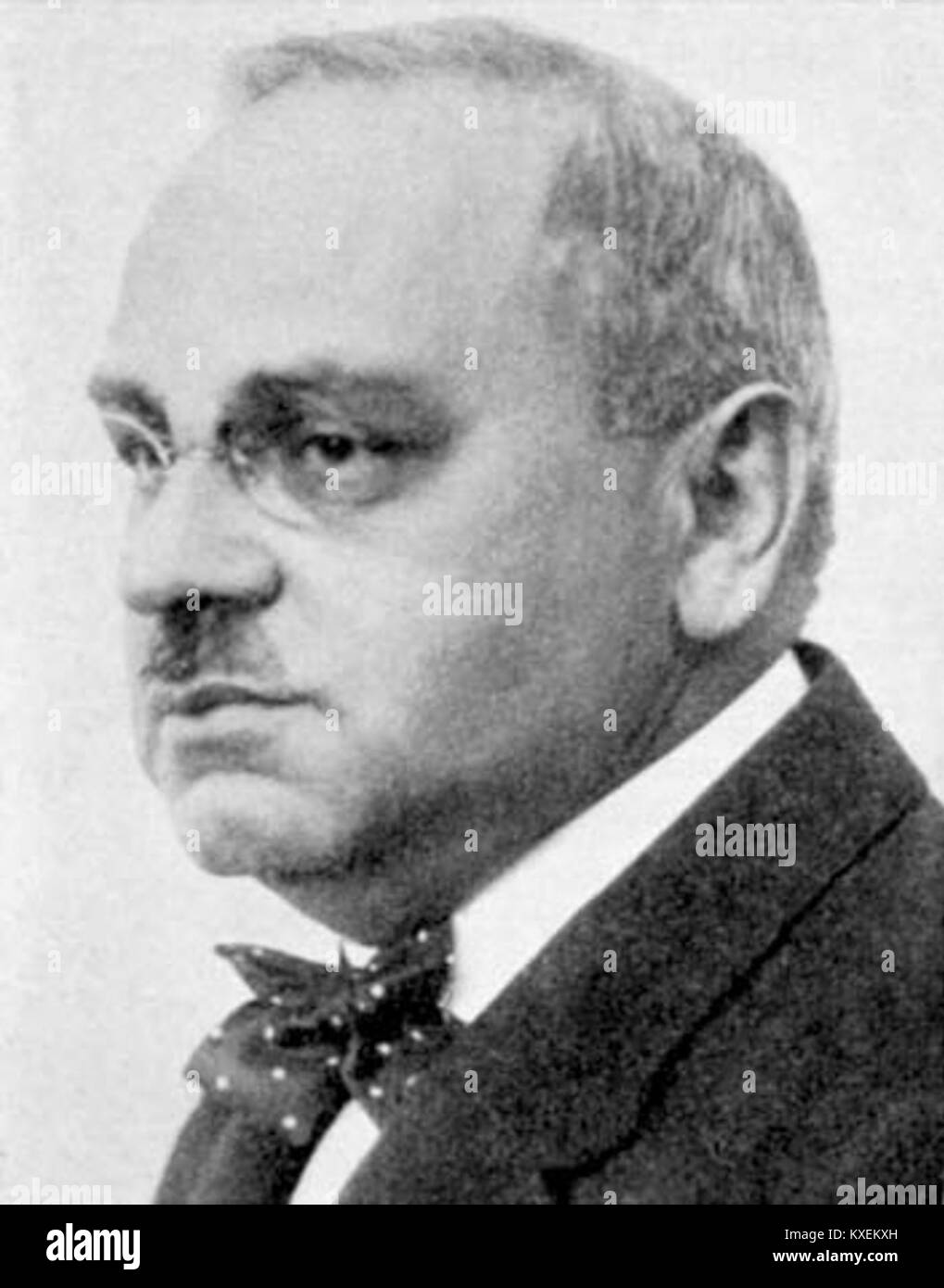Alfred Adler (1870–1937) war ein österreichischer Psychiater und Begründer der Individualpsychologie, der die Konzepte des Minderwertigkeitskomplexes und des sozialen Interesses entwickelte und in Wien Kinderbetreuungskliniken gründete. Stockfoto