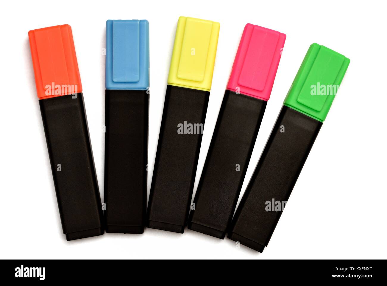 Textmarker Marker Stockfoto
