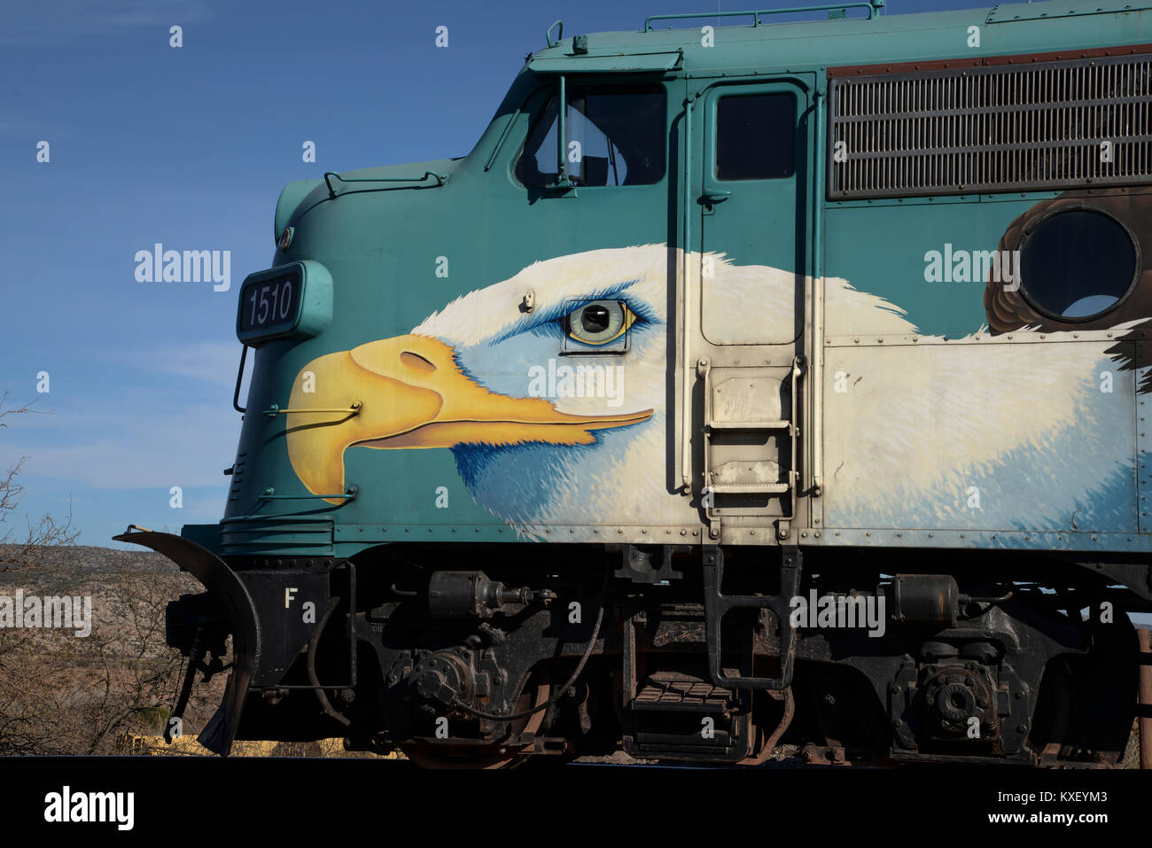 Amerikanischen Lokomotiven Stockfoto