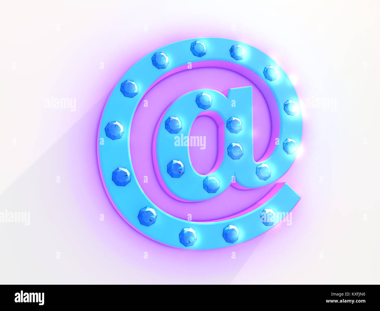 Es für einen Newsletter oder E-Mail Symbol verwenden. Stockfoto