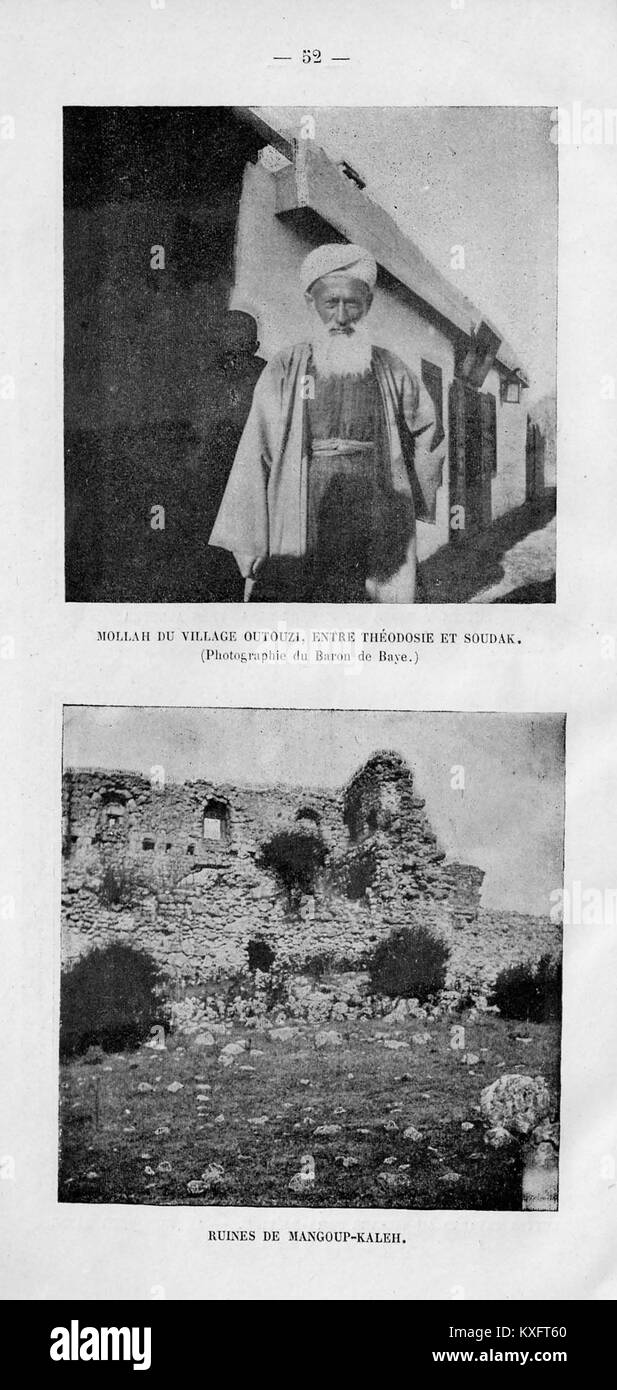 Ein 1906 erschienenes Album mit dem Titel „Baye, EN Crimée“ aus der Russischen Staatsbibliothek, das Szenen oder Dokumentationen aus der Krim während des frühen 20. Jahrhunderts darstellt. Stockfoto