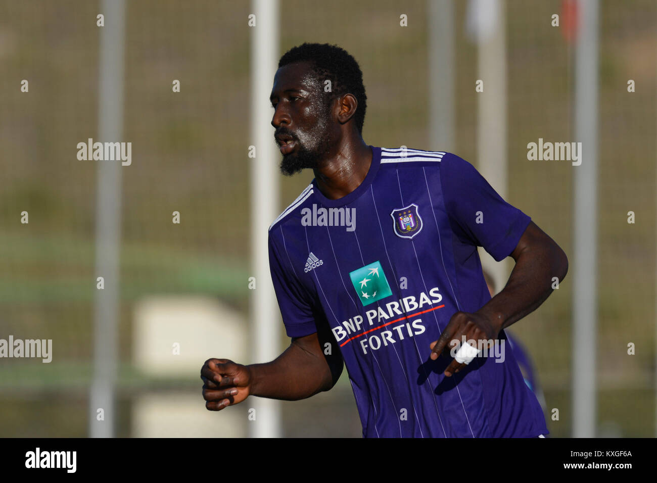 Ganvoula während das Freundschaftsspiel zwischen dem FC Utrecht gegen den RSC Anderlecht im La Manga Club, Murcia, Spanien. ,. Credit: Gtres Información más Comuniación auf Linie, S.L./Alamy leben Nachrichten Stockfoto