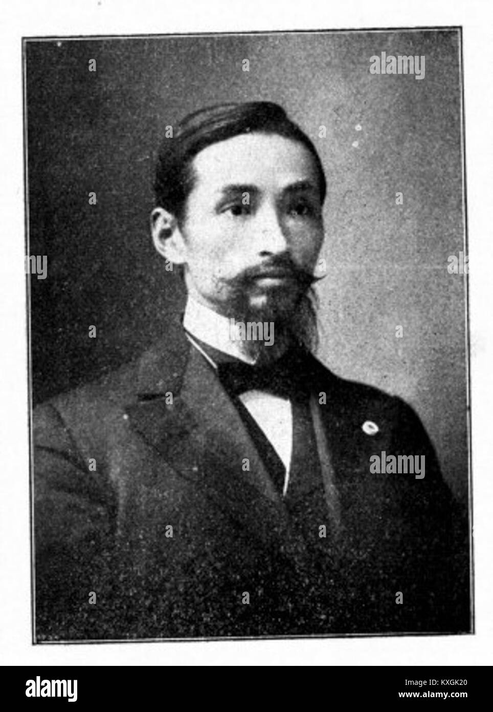 LIN Changmin war ein chinesischer Politiker, Pädagoge und Militärführer, der während der späten Qing-Dynastie und der frühen republikanischen Periode aktiv war. Seine Beiträge waren Militärreformen und Bildungsfortschritte im frühmodernen China. Stockfoto