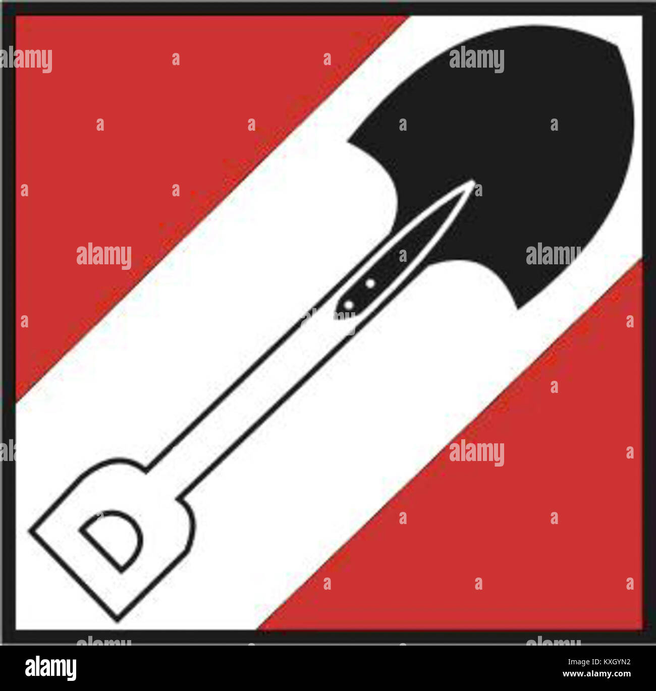 Das Emblem von Acción Popular. Stockfoto