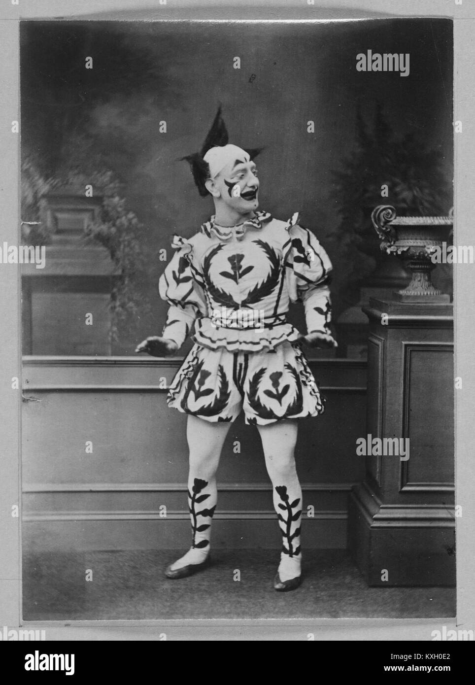 Schauspieler in Clown Kostüm - Wehr Sammlung Stockfoto