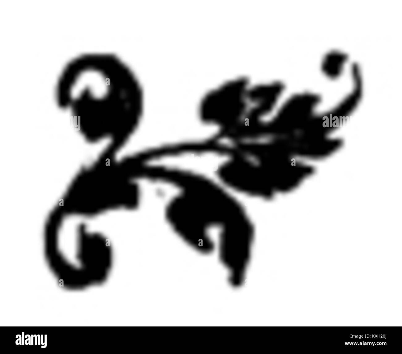 Diese Illustration aus Adolf Dygasiński Werk „Zając“ zeigt einen Hasen in natürlicher Umgebung, dargestellt mit feinen Stift- oder Tintendetails zwischen Gräsern und Laub. Stockfoto