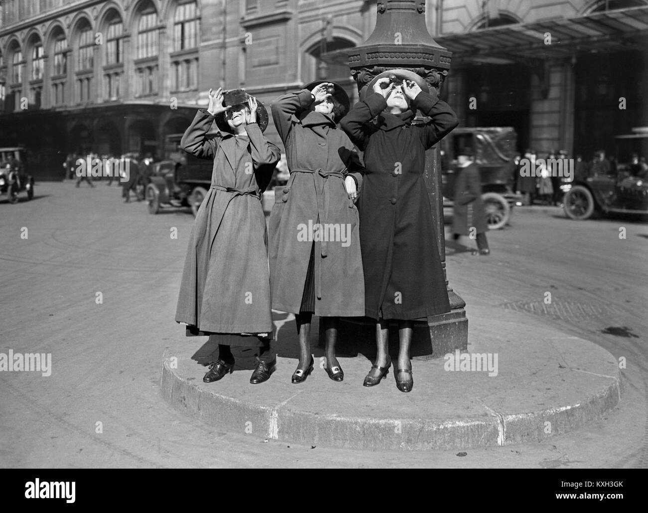 Agence Rol, L'Éclipse, Gare Saint-Lazare, 1921 Stockfoto