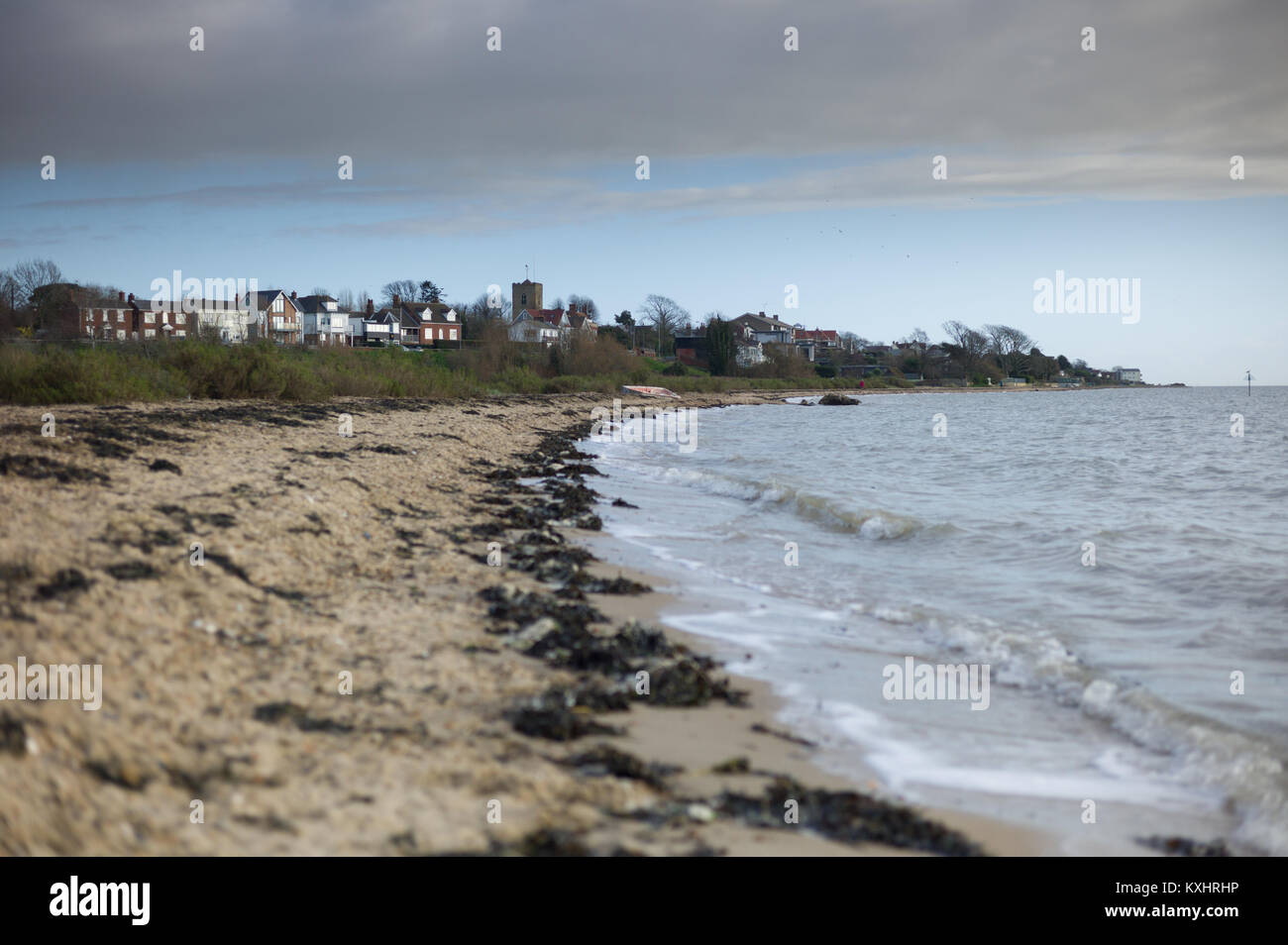 Mersea Island Beach Stockfoto