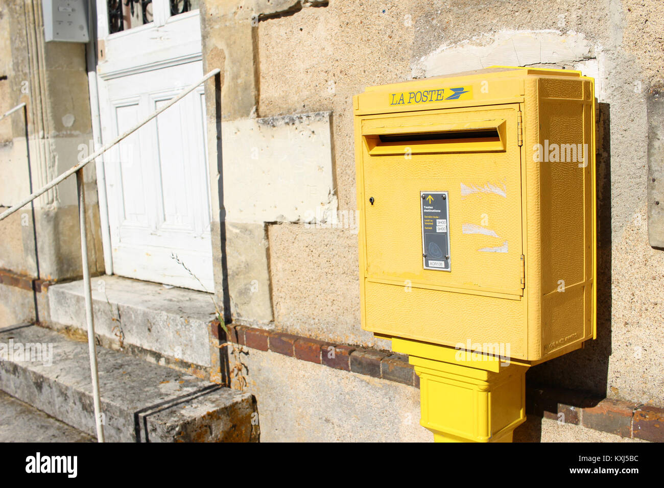 Autrèche - Boite aux lettres Stockfoto