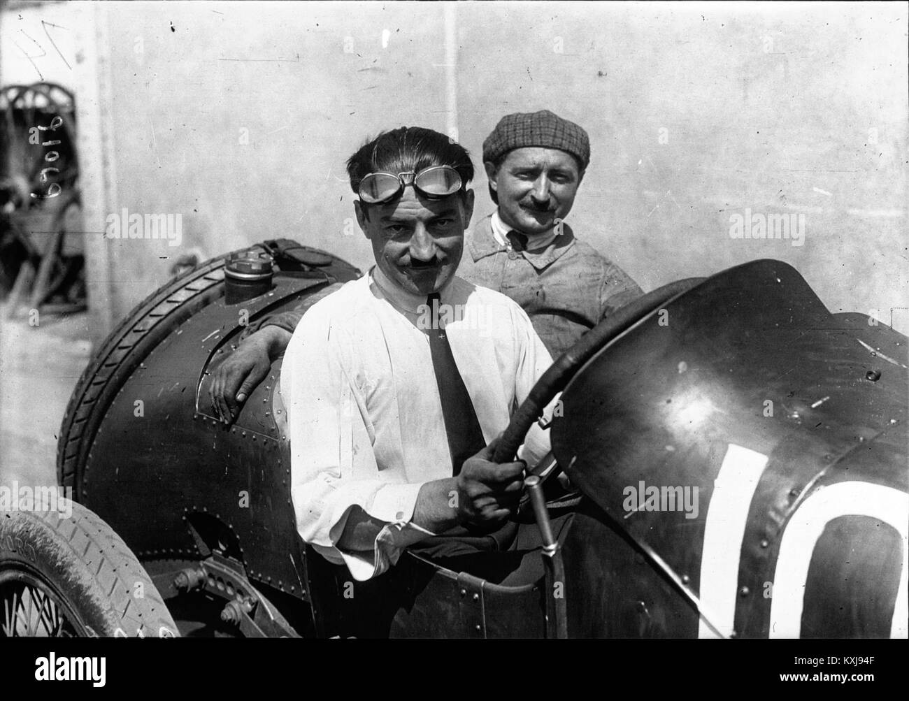 André Boillot beim Grand Prix von Frankreich 1921 (2) Stockfoto