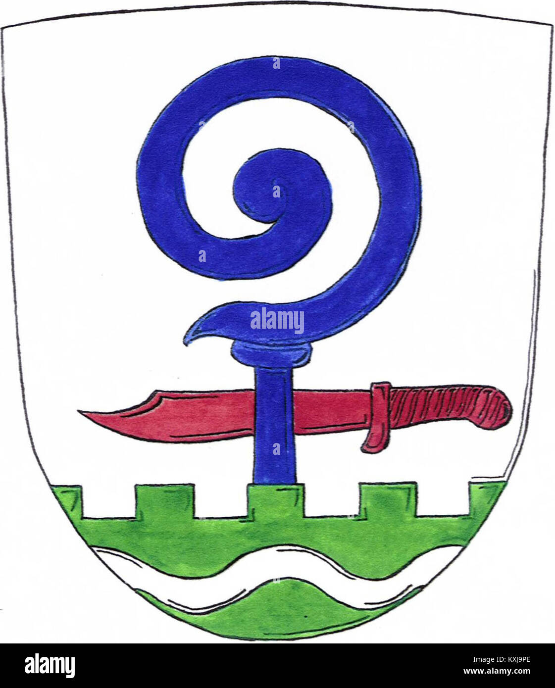 Ein Bild, das Gewalt darstellt und visuelle Elemente zeigt, die Konflikte, Schäden und emotionale Not symbolisieren. Die Arbeit konzentriert sich auf die menschliche und gesellschaftliche Wirkung gewalttätiger Ereignisse durch symbolischen visuellen Ausdruck. Stockfoto