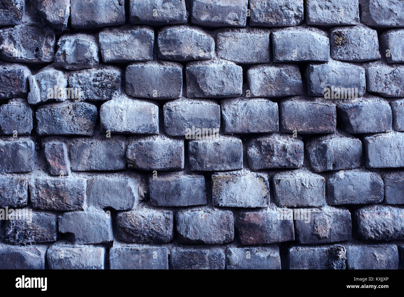 Verwitterte Mauer, alte Gebäude außen Brickwall-Oberfläche Stockfoto