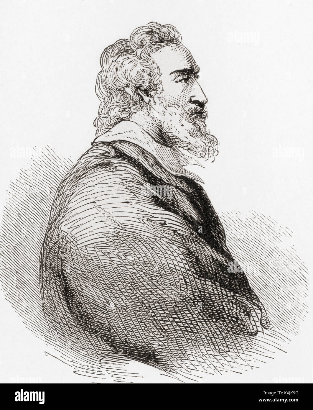 Heinrich IV., aka Guter Heinrich, 1553 - 1610. Der König von Navarra (als Henry III) von 1572 bis 1610 und der König von Frankreich von 1589 bis 1610. Von Station und Lock's illustrierte Geschichte der Welt, veröffentlicht C 1882. Stockfoto