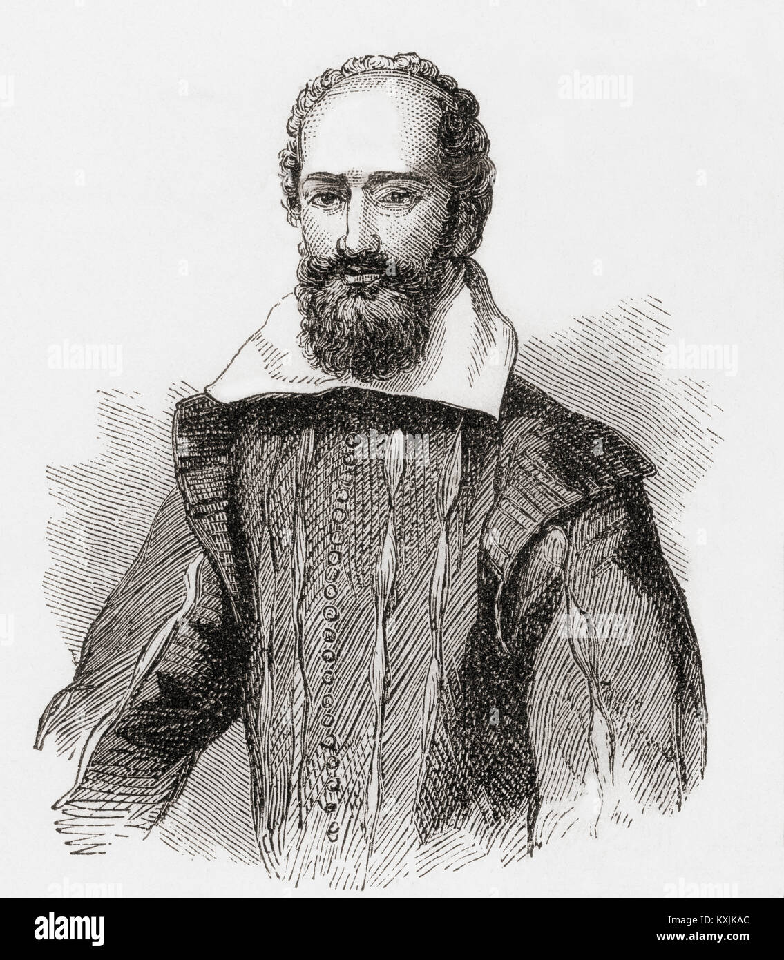 Maximilien de Béthune, 1. Herzog von Sully, Marquis von Rosny und Nogent, Graf von Muret und Villebon, Viscount von Meaux, 1560 - 1641. Edelmann, Soldat, Staatsmann, und meine rechte Hand zu König Heinrich IV. von Frankreich. Von Station und Lock's illustrierte Geschichte der Welt, veröffentlicht C 1882. Stockfoto