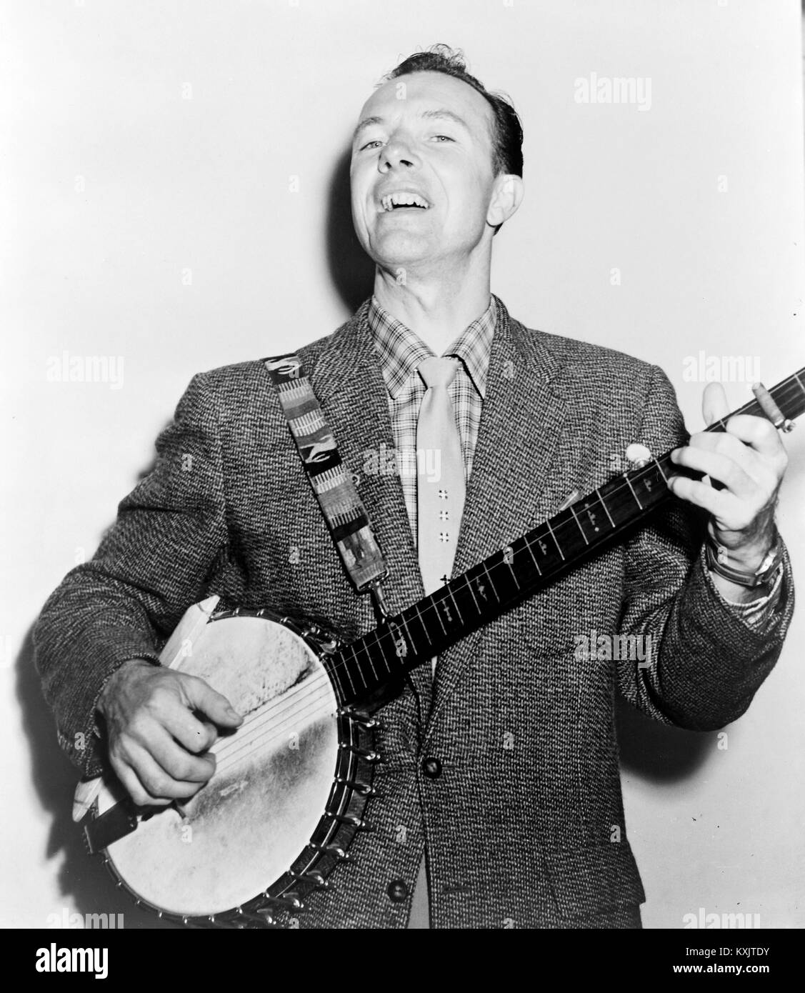 Pete Seeger, Peter Seeger, American folk Sänger Stockfoto