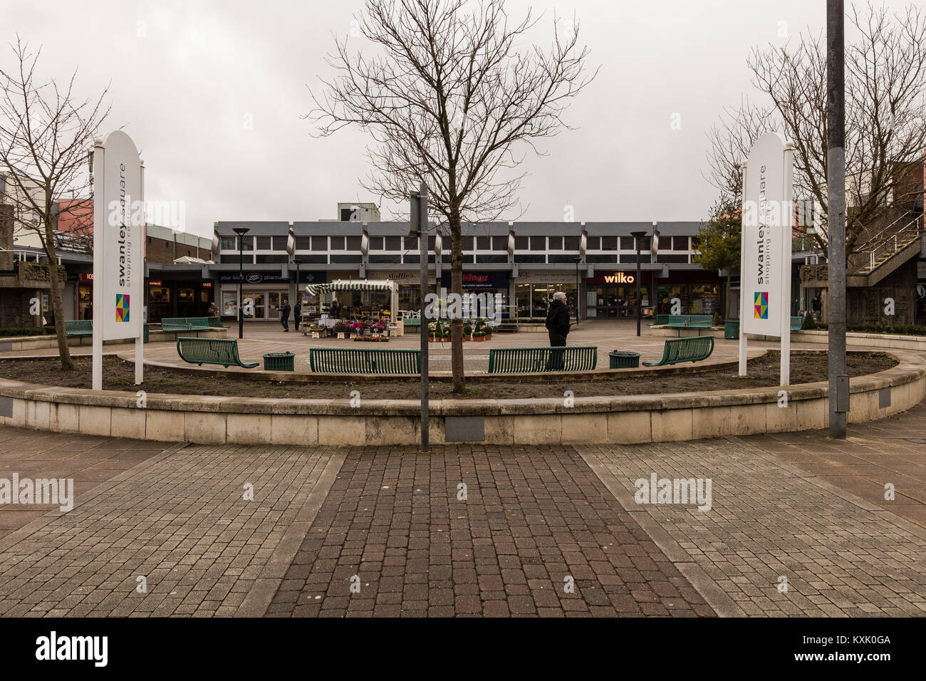 Swanley Square Shopping Center, Kent GROSSBRITANNIEN 2016 Stockfoto