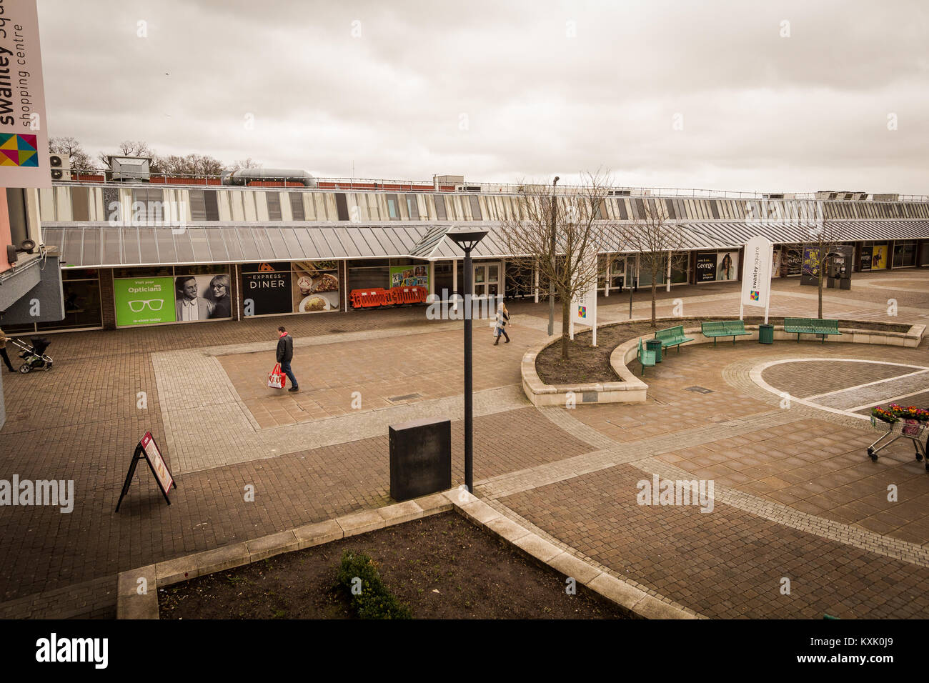 Swanley Square Shopping Center, Kent GROSSBRITANNIEN 2016 Stockfoto