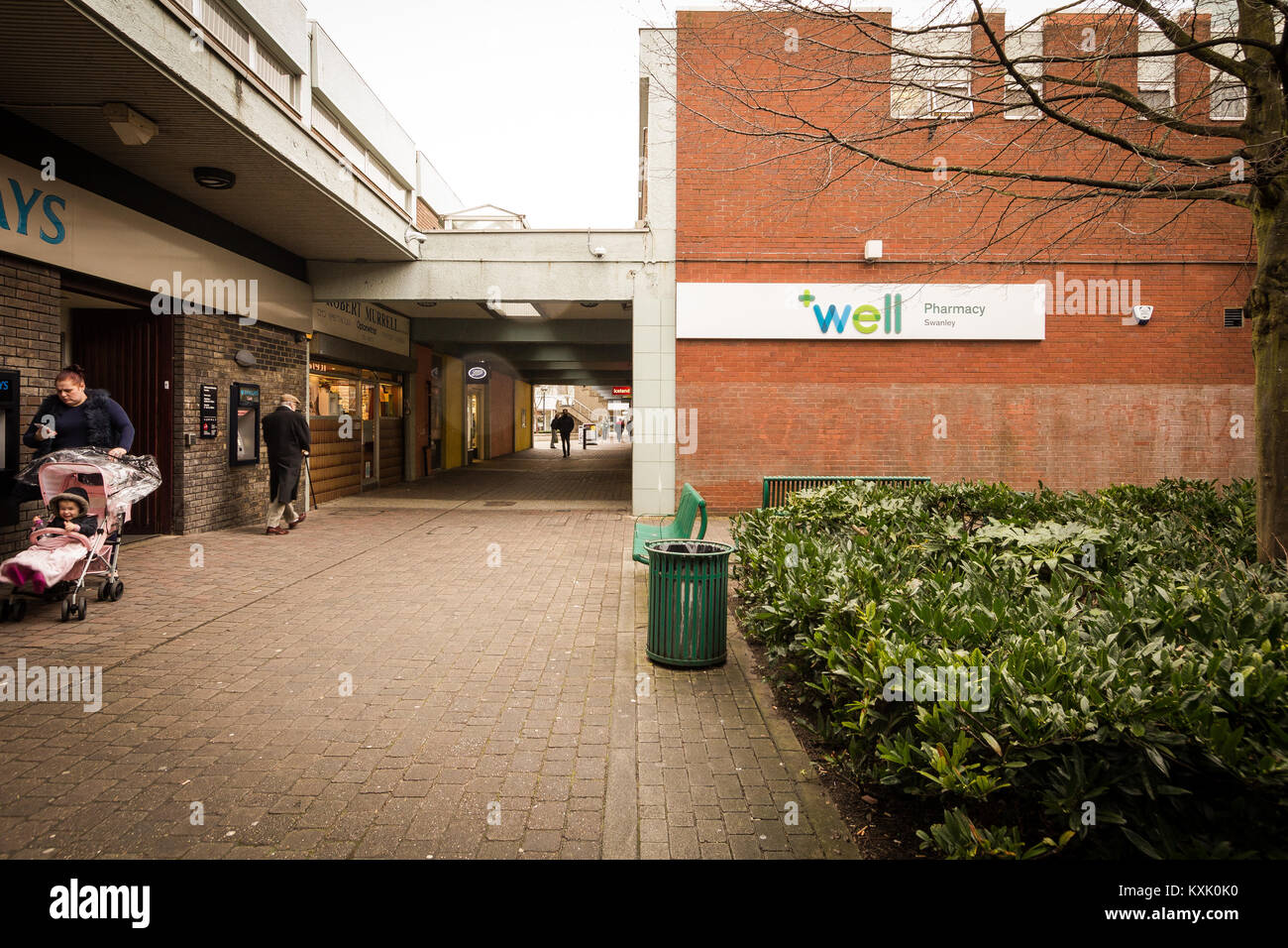 Swanley Square Shopping Center, Kent GROSSBRITANNIEN 2016 Stockfoto