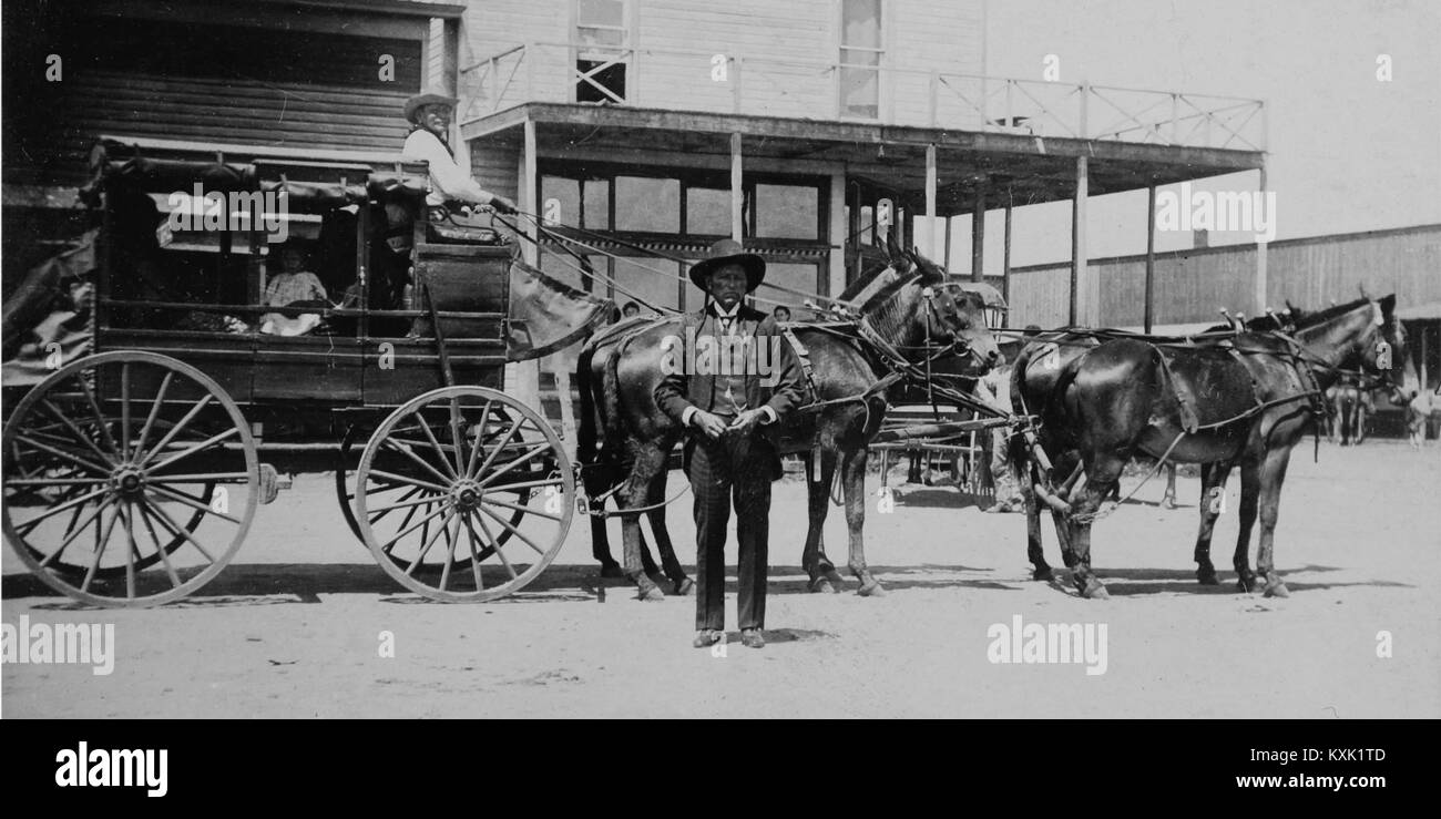 Quanah Parker's Stage Coach Stockfoto