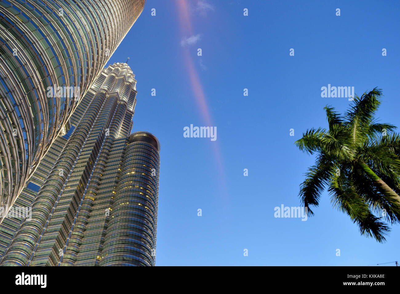 Petronas Towers Kuala Lumpur Südostasien Stockfoto