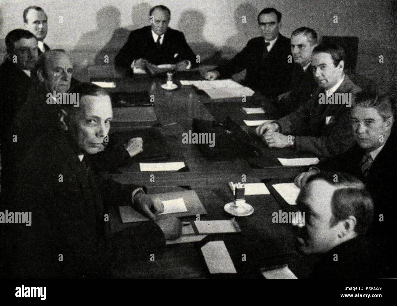 Atomkommittén im Dezember 1945 Stockfoto