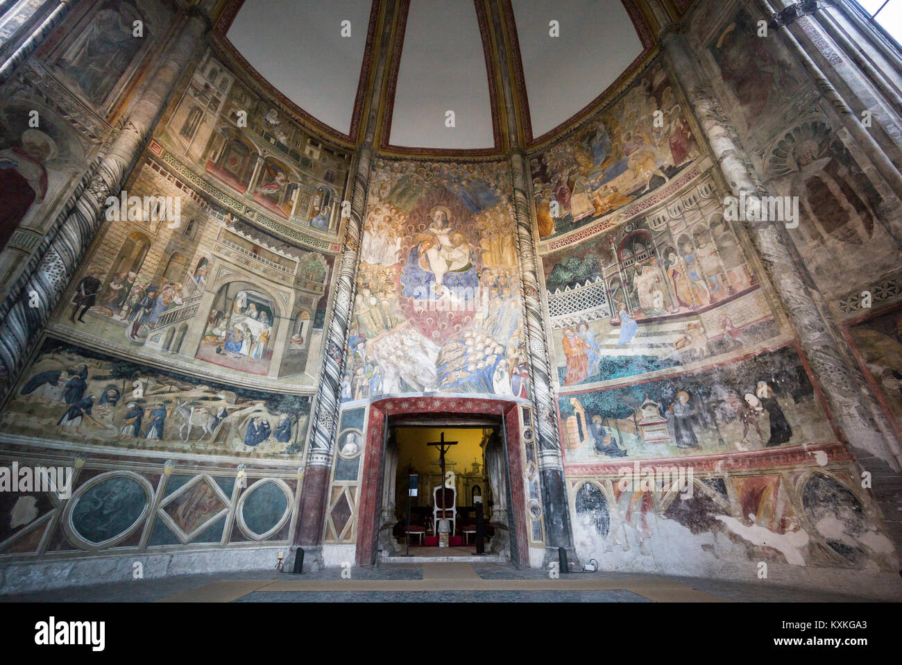Neapel. Italien. Das 15. Jahrhundert Kirche San Giovanni a Carbonara