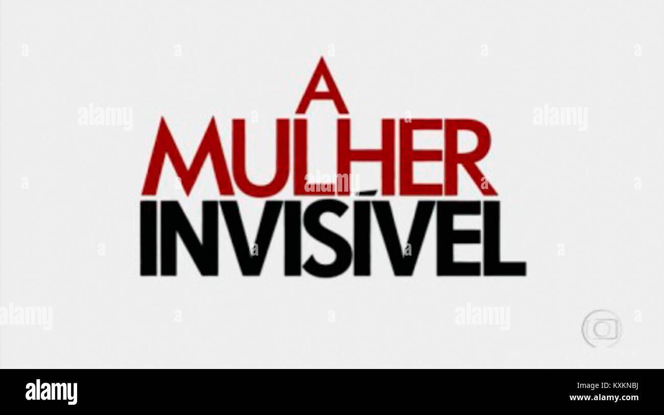 Standbild oder Poster aus der Fernsehserie „A Mulher Invisível“, in der Charaktere, Szenarien und visuelle Stile der brasilianischen Fernsehproduktion hervorgehoben werden. Stockfoto