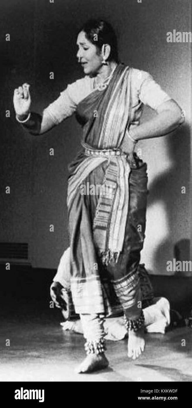 Balasaraswati Bharat Natyam Große 1949 (7/8) Stockfoto