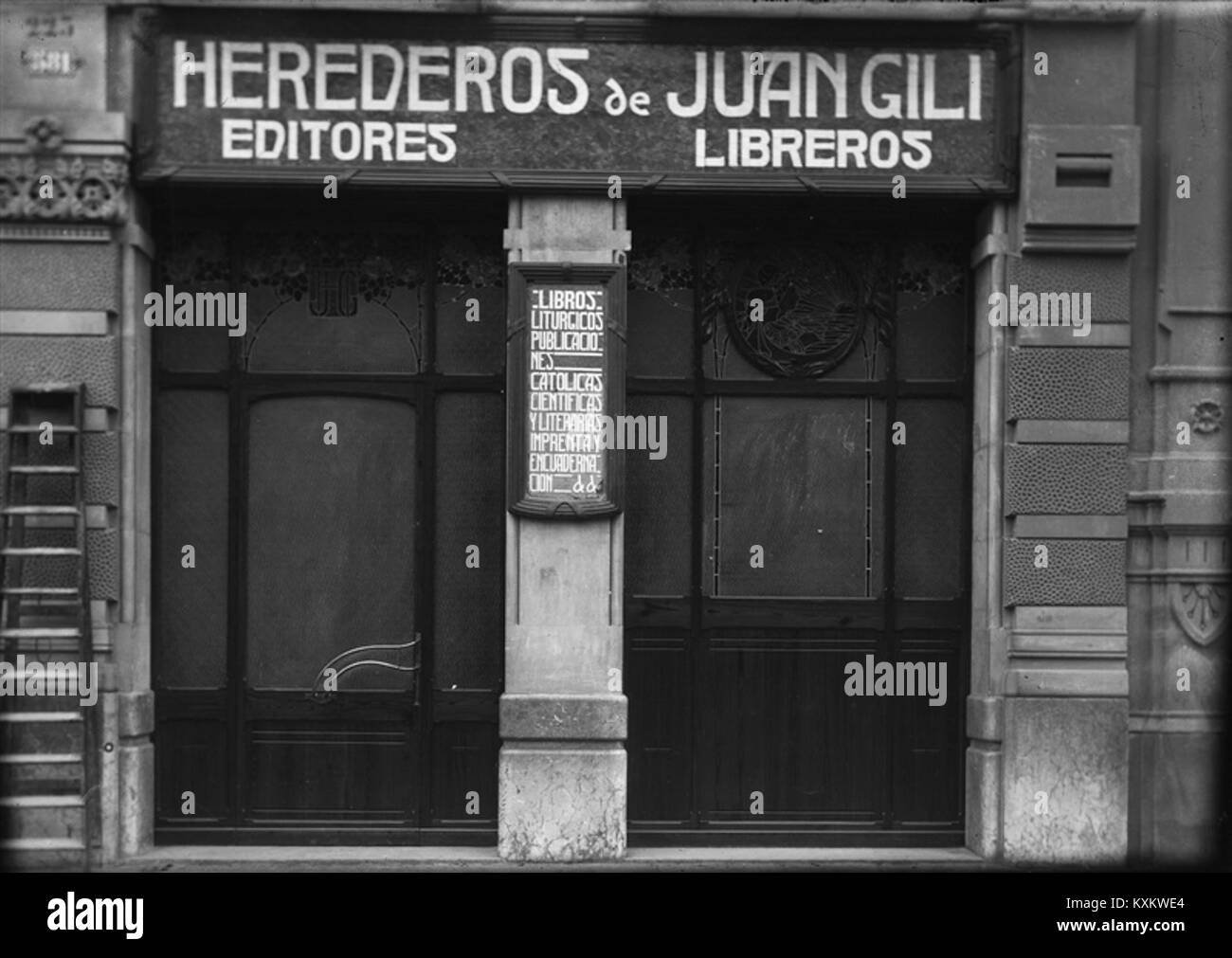 Baldomer Gili Roig. Impremta dels hereus de Juan Gili (Barcelona) Stockfoto