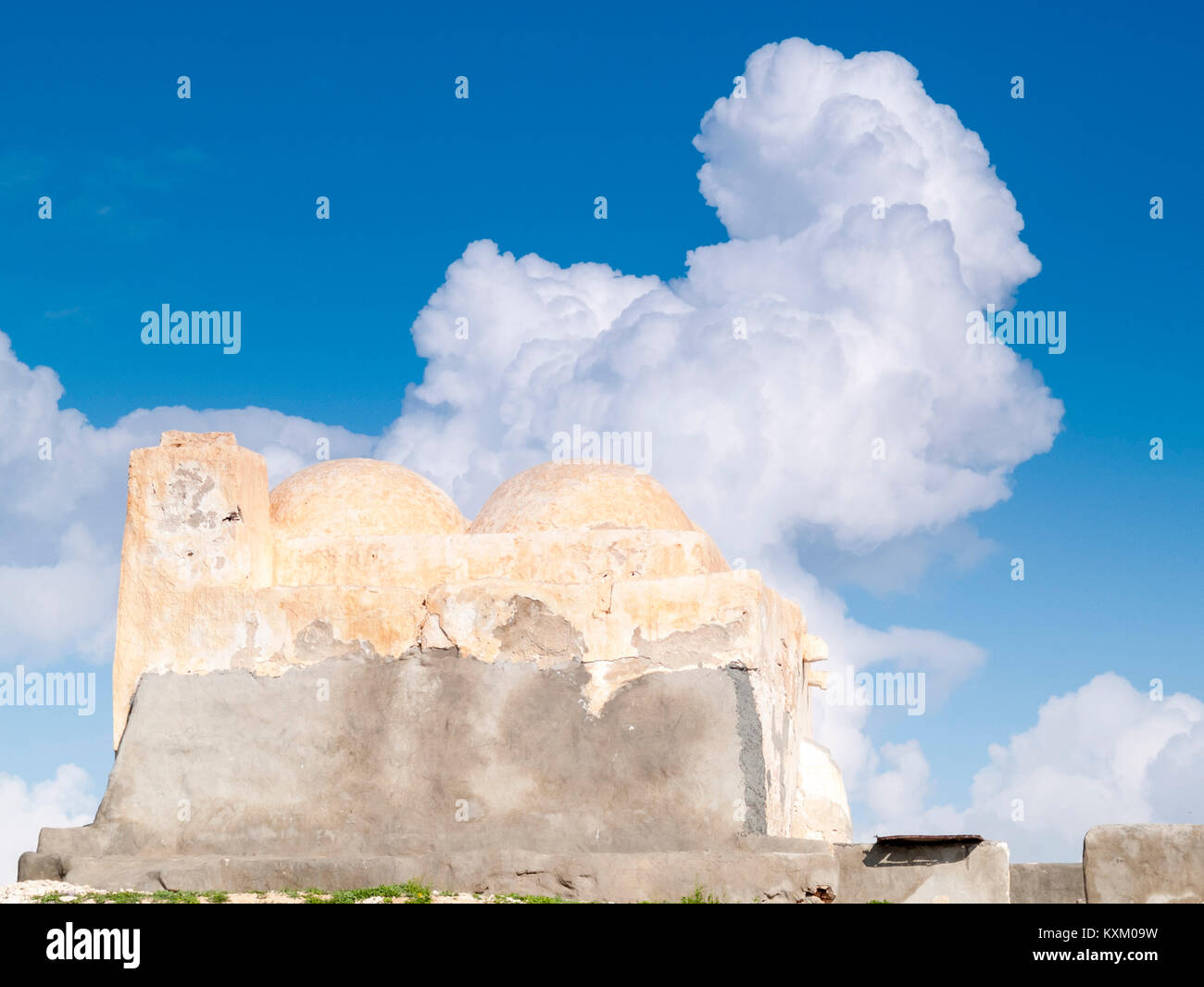 Djerba, Tunesien, alte Süden von Tunesien Moschee, Djerba, die alten Fadh Loon Moschee Stockfoto