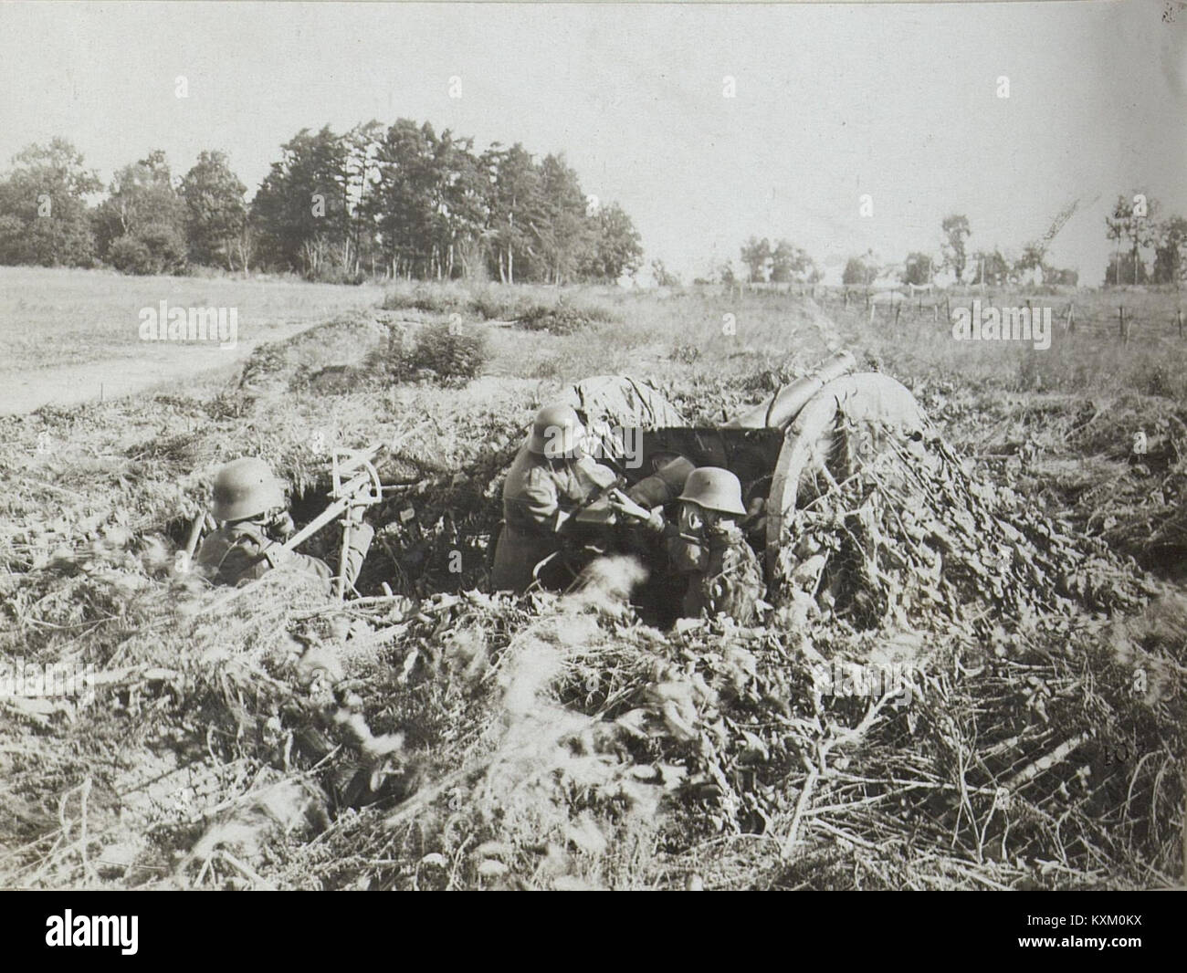 Batterie 6 F.A.97, Punkt 239 südwestlich Szelwow Stockfoto