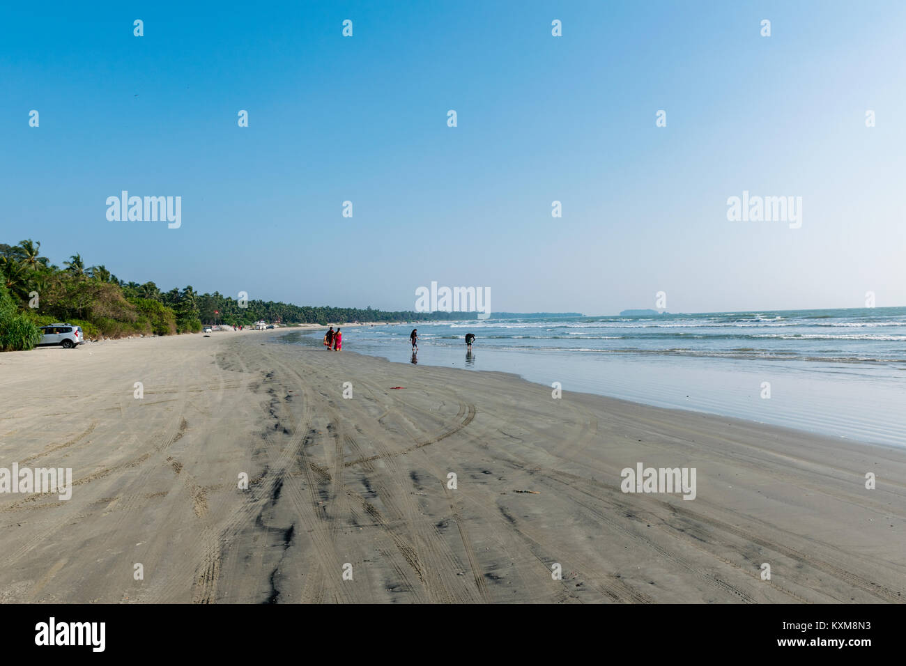 Strand in Kerala Stockfoto
