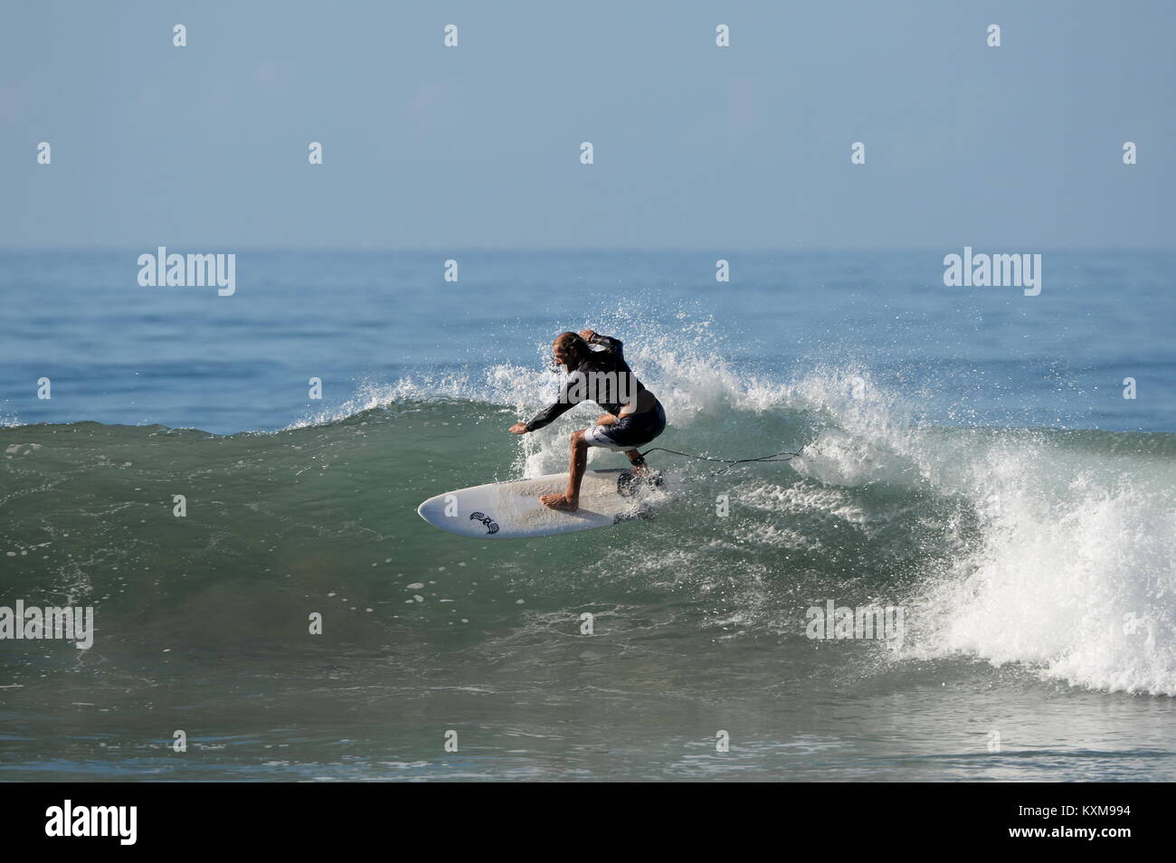 Surfen in Costa Rica Stockfoto