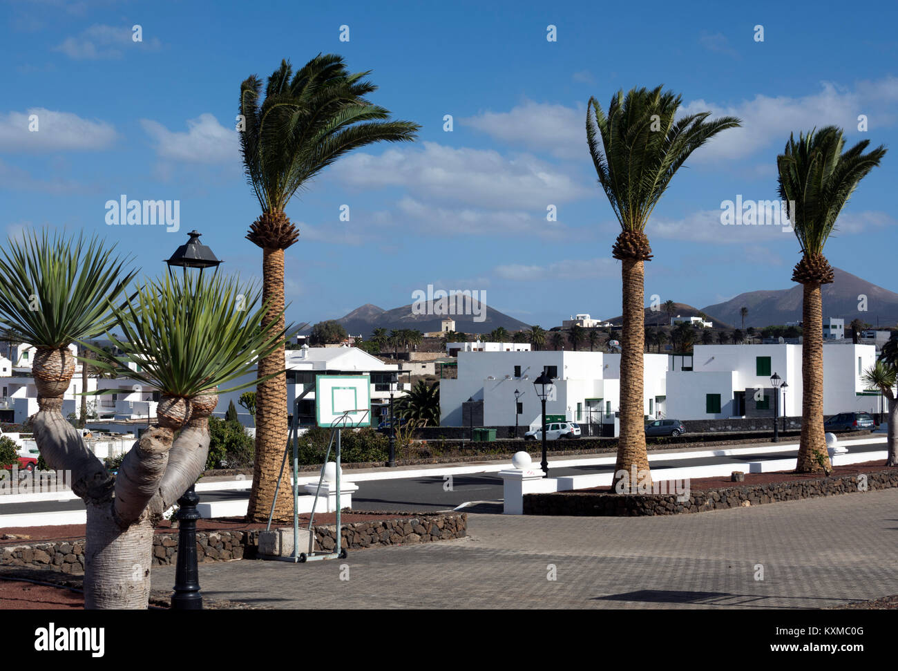 Dorf Yaiza, Lanzarote, Kanarische Inseln, Spanien. Stockfoto