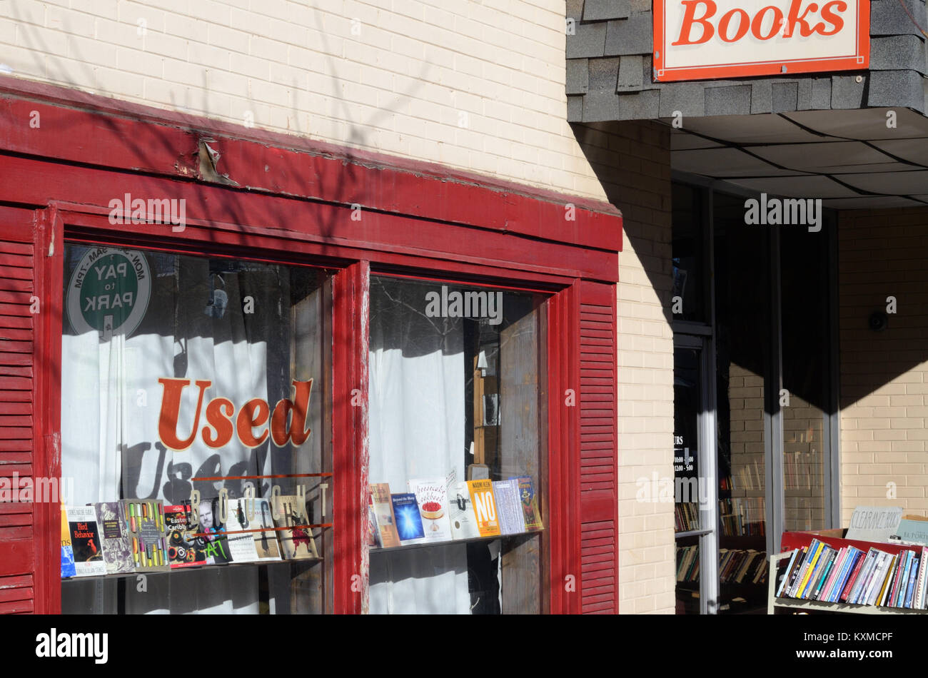 Verwendet Book Store, Boulder, Colorado Stockfoto