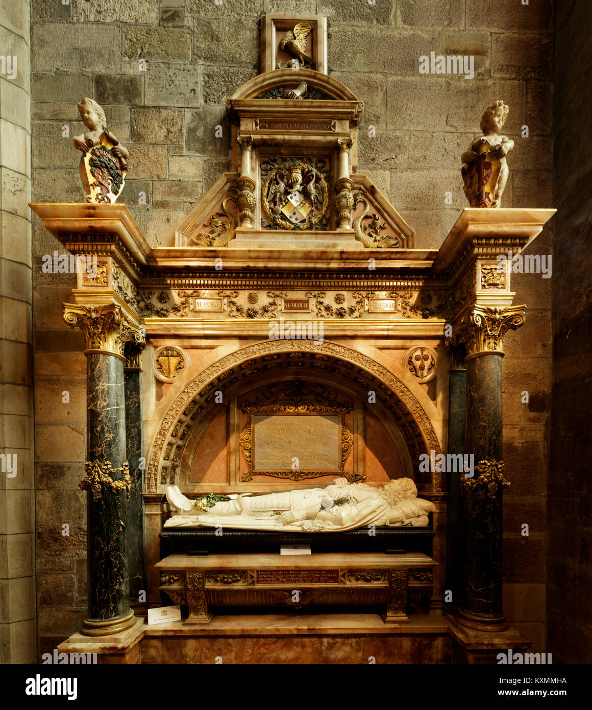 Innenraum von St. Giles Cathedral, Edinburgh, Schottland Stockfoto