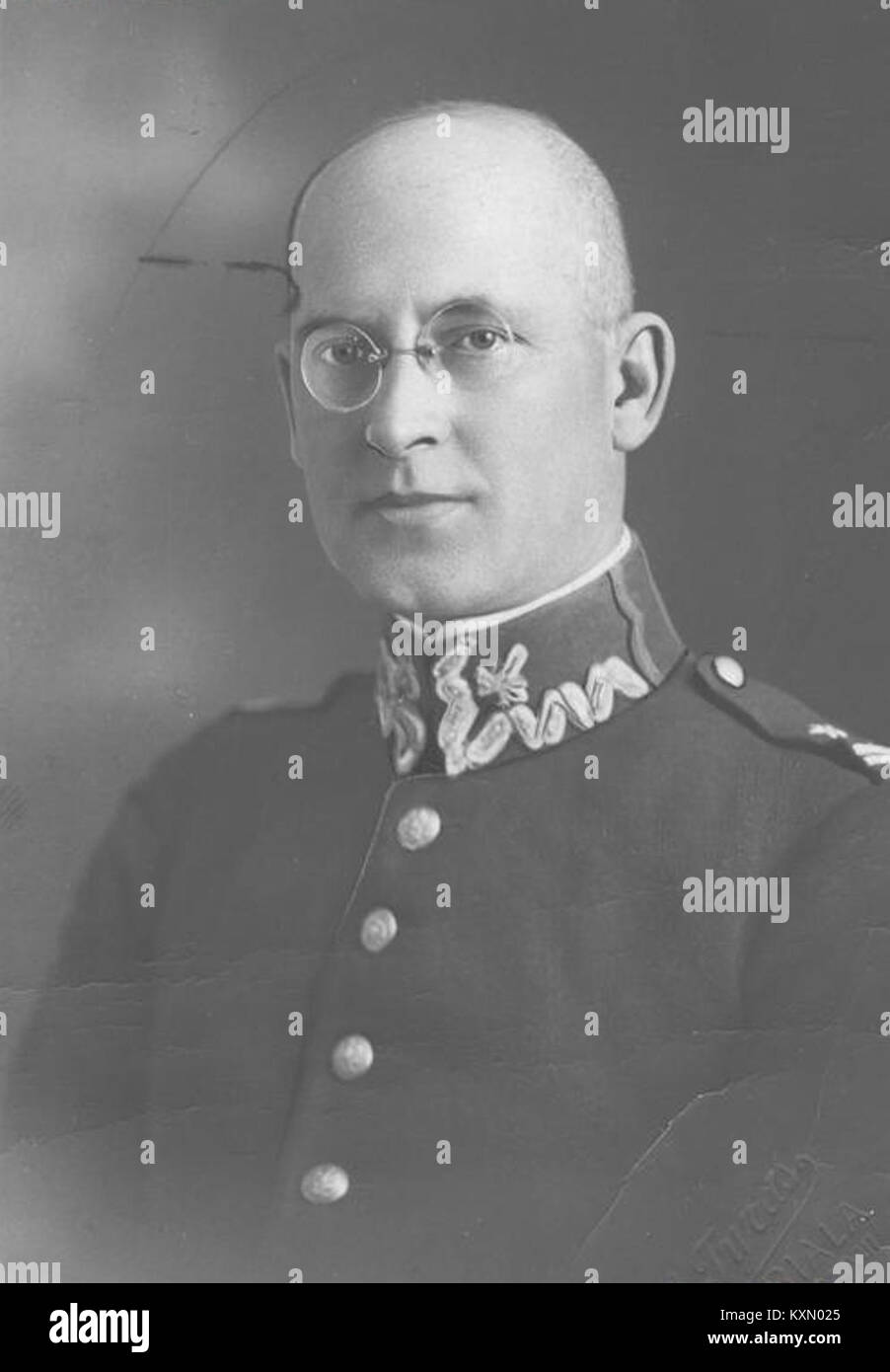 Antoni Miodoński war ein polnischer römisch-katholischer Priester und Militärkaplan, geboren 1889 in Żywiec, Polen, und starb 1949. Stockfoto