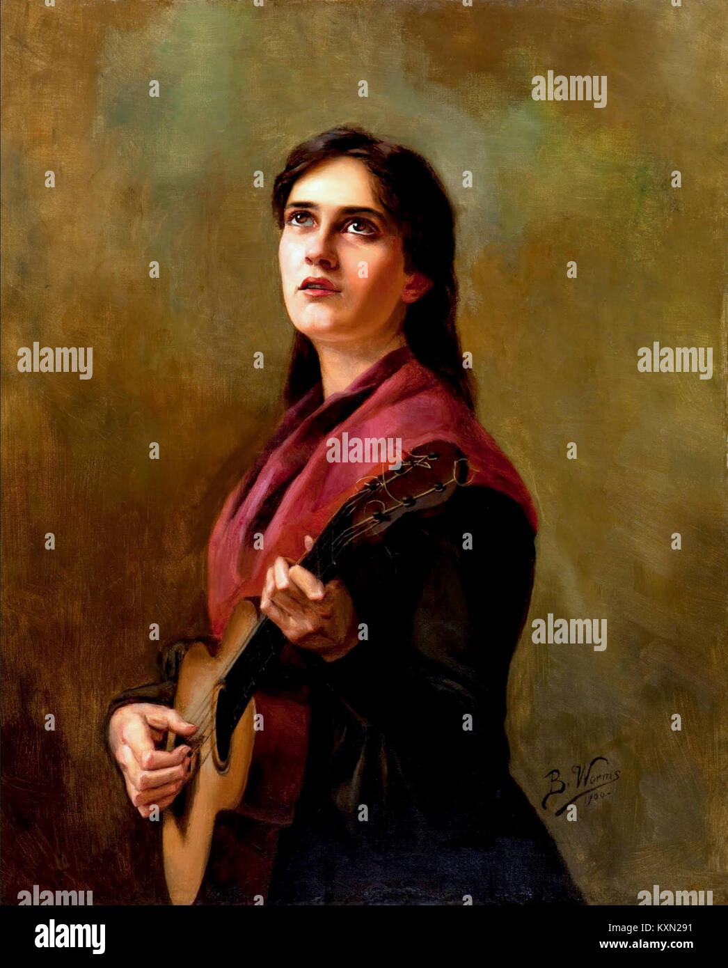 Bertha Worms’ „Canto sentimental“ ist ein musikalisches oder lyrisches Stück, das möglicherweise mit dem emotionalen Ausdruck von Gefühlen oder regionalen Volkstraditionen im frühen 20. Jahrhundert in Verbindung steht. Stockfoto