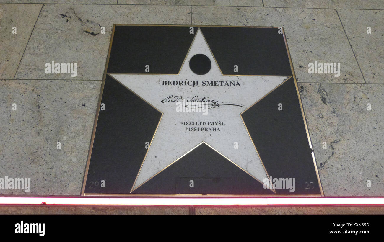 Bedřich Smetana, tschechischer Komponist, fotografierte während seiner späteren Jahre in Wien und illustrierte seine Beiträge zur klassischen Musik. Stockfoto