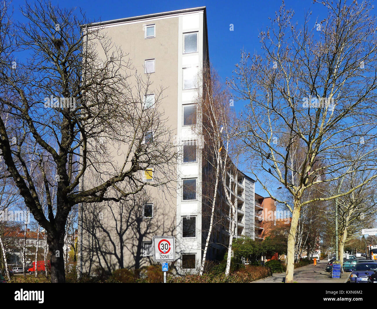 Bismarckstraße 34-36 (berlin-steglitz) Stockfoto