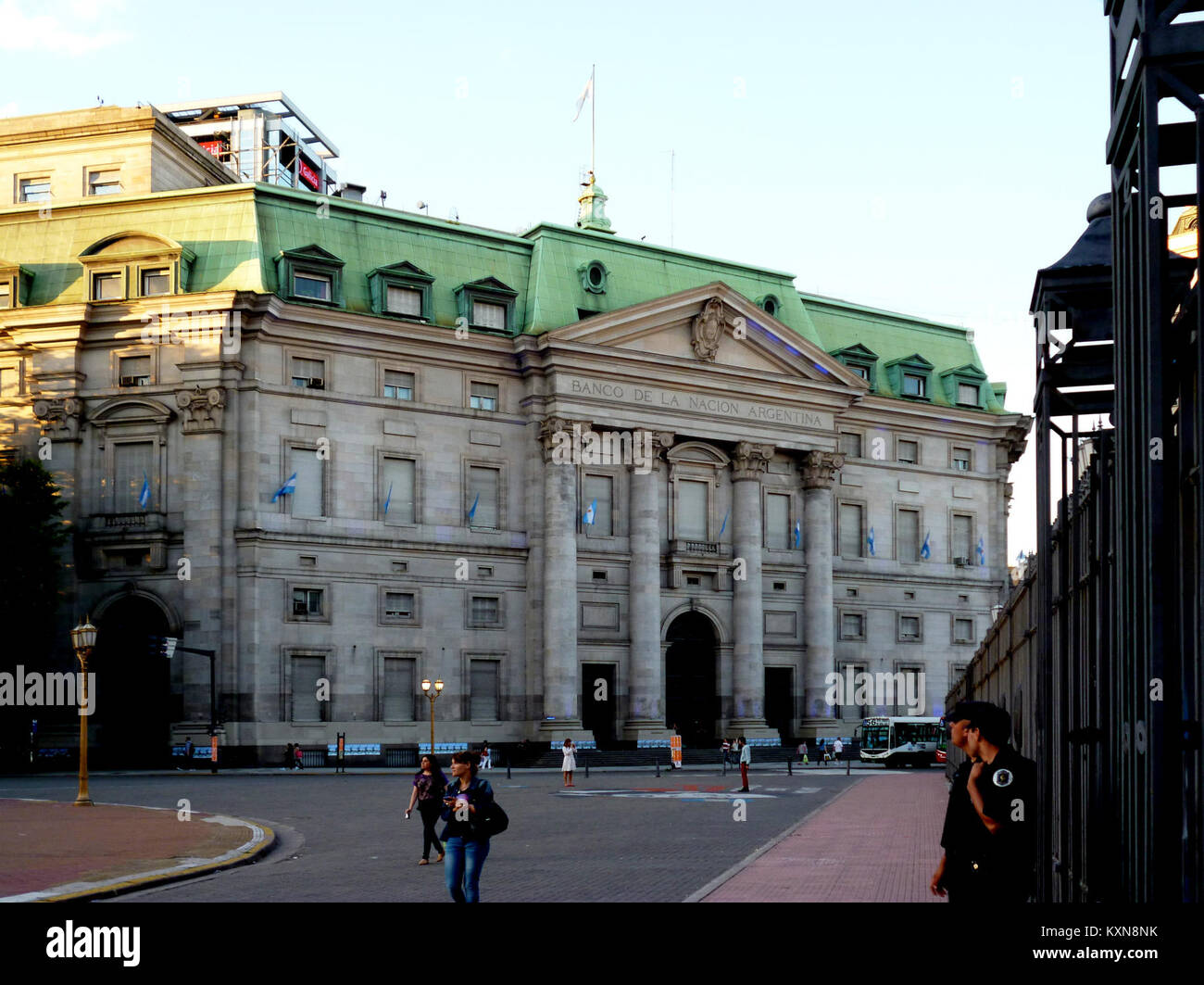 Banco de la Nación Argentina, Buenos Aires, Argentinien, 2014-11-22 WTourAR AA 22. Stockfoto